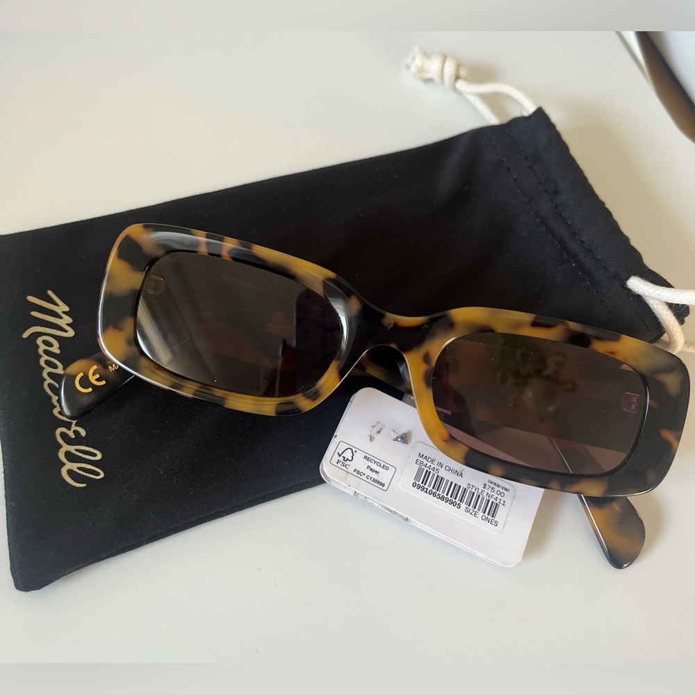 Madewell Baymont Square Sunglasses